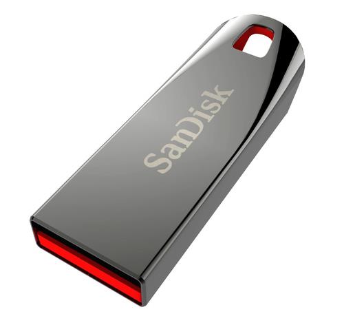 SANDISK PenDrive chiavetta USB 8 GB Sandisk Cruzer Force rosso